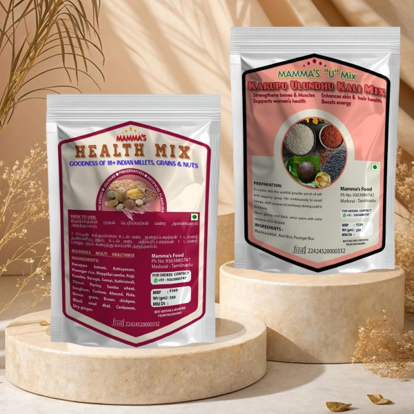 Mamma’s Food Karuppu Ulundhu Kali & Healthmix Combo buy Online
