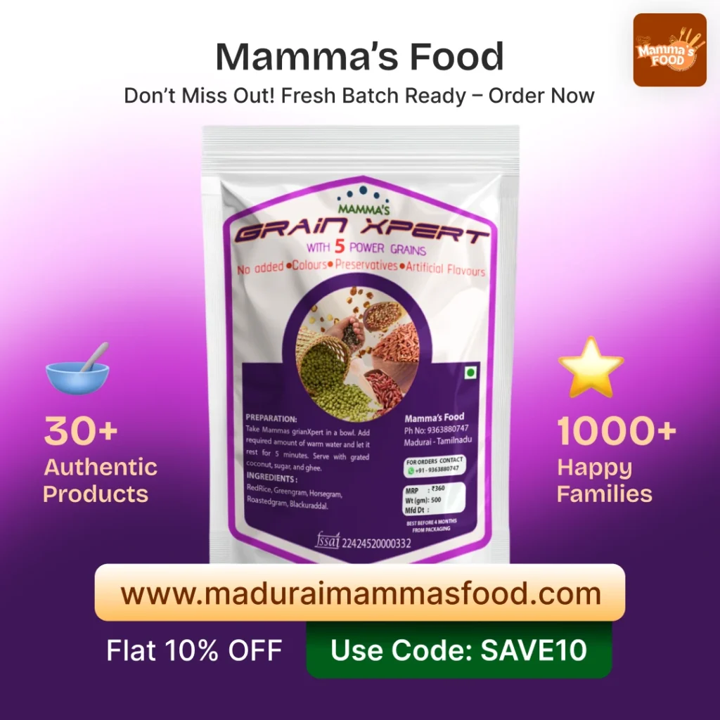 Buy Authentic Madurai Food Online | Traditional Ottu Maavu & Health Mixes