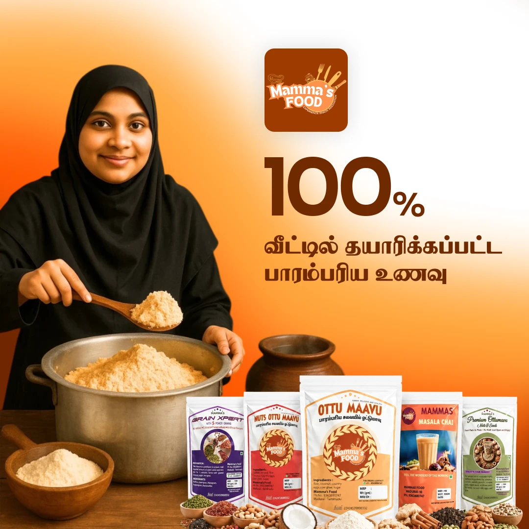 Buy Authentic Madurai Food Online | Traditional Ottu Maavu & Health Mixes